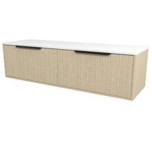 Elwood Dockland 1500mm Artic White Wall Hung Double Vanity Unit